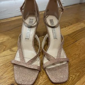 Sparkly Champagne Heels